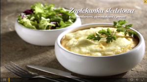 Zapiekanka śledziowa z Camembertem, ziemniakami i porem (źródło: kuchnialidla.pl)